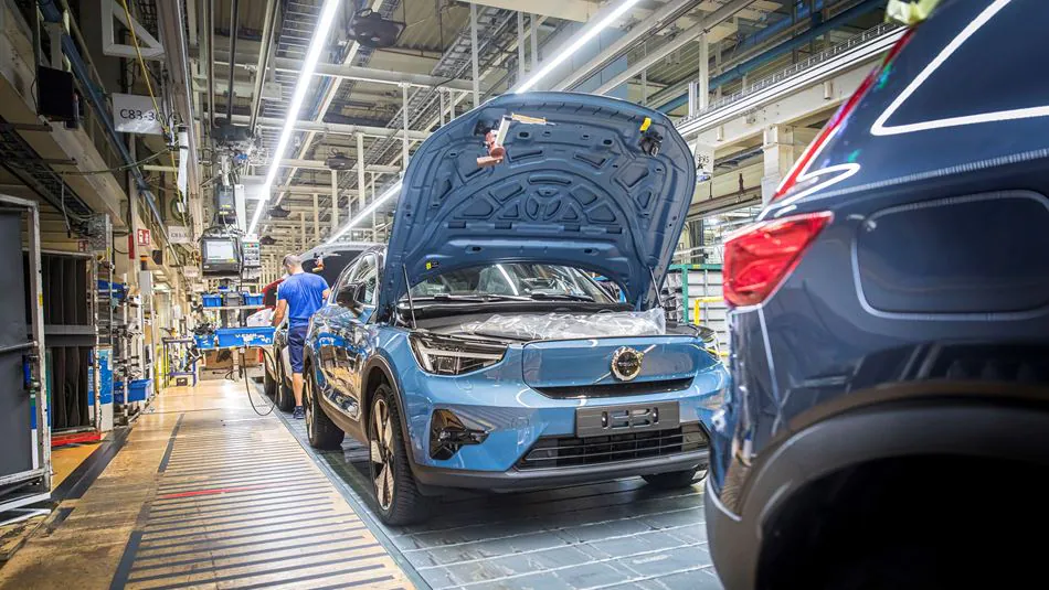 Volvo Cars розпочинає виробництво C40 Recharge у місті Ґент, Бельгія